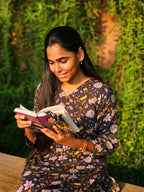 Helana - Black Kantha Cotton Kurta Set